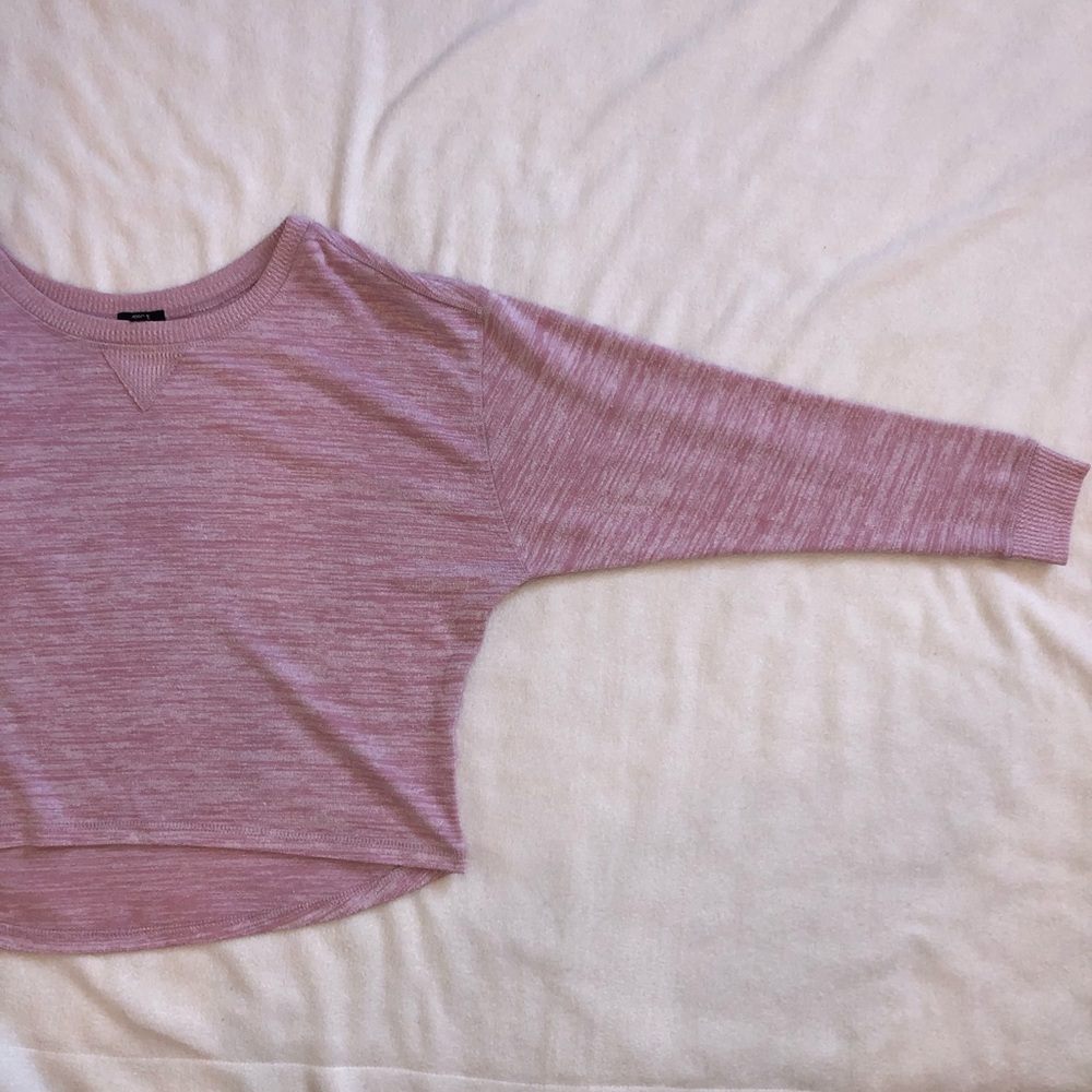 Ardene dolman sleeve pullover sweater. Pink, S. - Picture 6 of 15